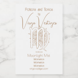 Crie seu próprio vírus Dourado e branco elegante Z