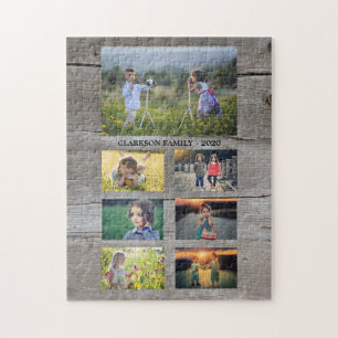 Crie seu quebra-cabeça de colagem de fotos da fam