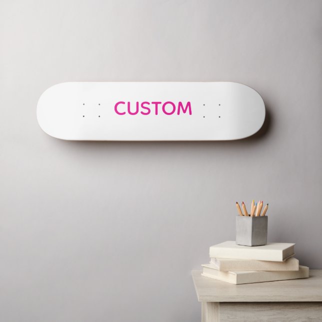 Crie seu Skateboard Deck Personalizado de 20,6 cm (Arte de parede (Horz))