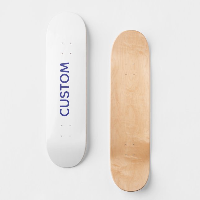 Crie seu Skateboard Deck Personalizado de 8" (Frente)