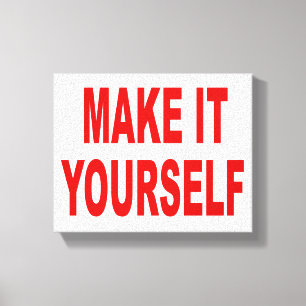 CRIE seu Trabalho de arte de Canvas