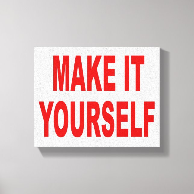 CRIE seu Trabalho de arte de Canvas (Frente)