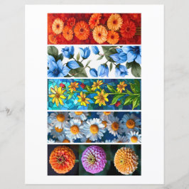 Crie Seus Próprios 5 Favoritos Florais Vibrantes