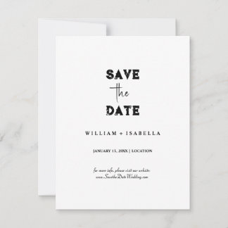 Crie seus próprios cartões de save the date