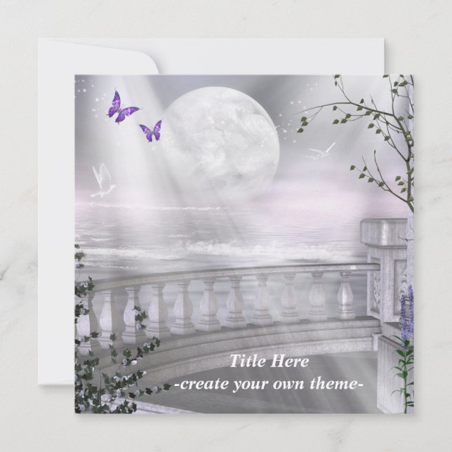 Crie Seus Próprios Convites de Baile de Formatura (Frente)