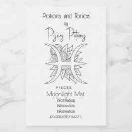 Crie seus próprios Peixes brancos e pretos elegant