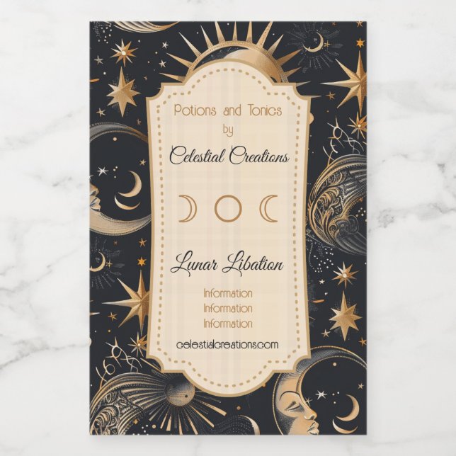 Crie seus próprios rostos no céu Celestial (Rótulo Único)