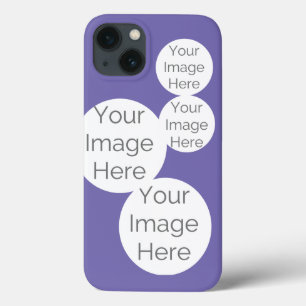 crie sua capa de telefone de fotos roxa