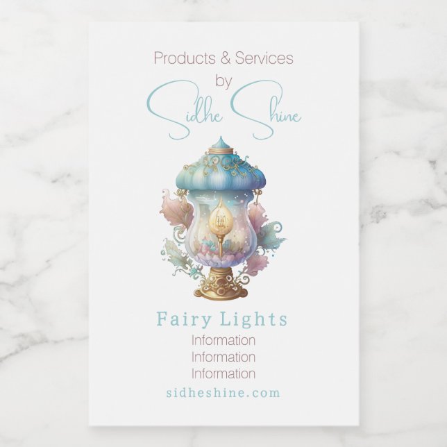 Crie Sua Lâmpada De Fada Encantadora (Rótulo Único)