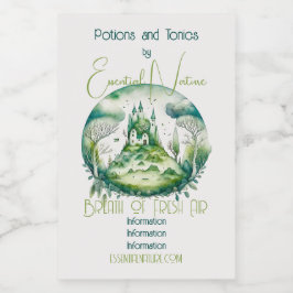 Crie sua paisagem no Castelo de Fantasia Verde