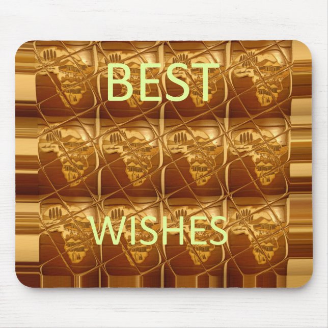 Crie sua própria beleza do Mousepad Africano (Frente)