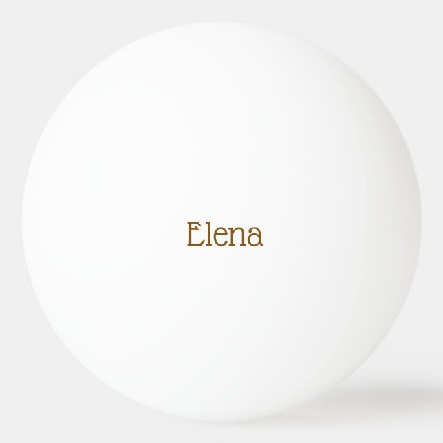 Crie Sua Própria Bola de Ping Pong de Uma Estrela (Frente)