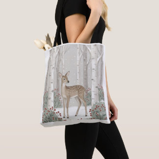 Crie Sua Própria Bolsa de Tote de Veado de Inverno