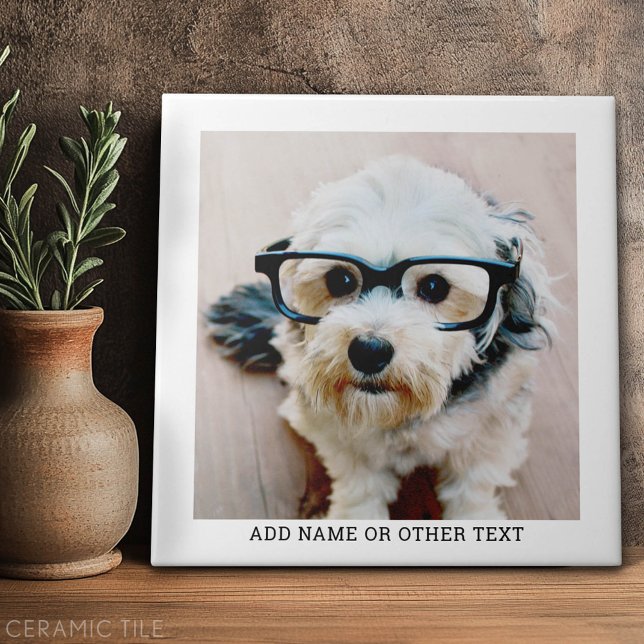 Crie sua própria borda branca da Galeria de Fotogr (Custom Tile)