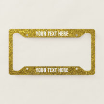 Crie sua própria brilhante Dourada amarela