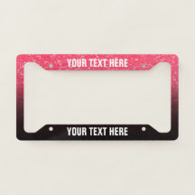 Crie sua própria brilho preto e rosa