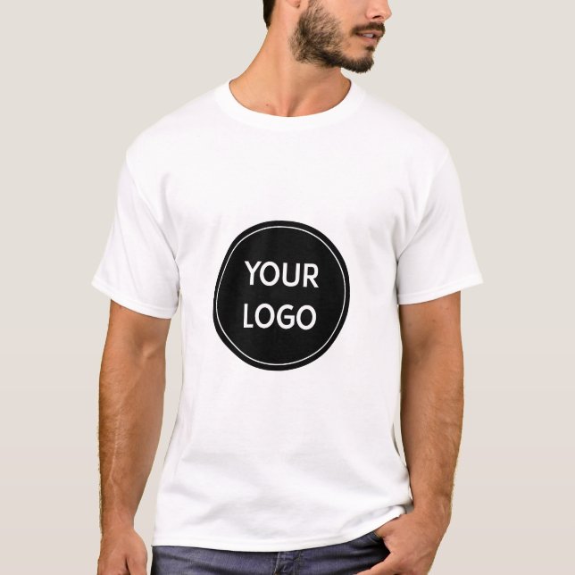 Crie sua própria camiseta básica masculina persona (Frente)