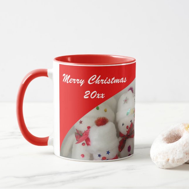 Crie sua própria caneca de café de Natal (Com Donut)