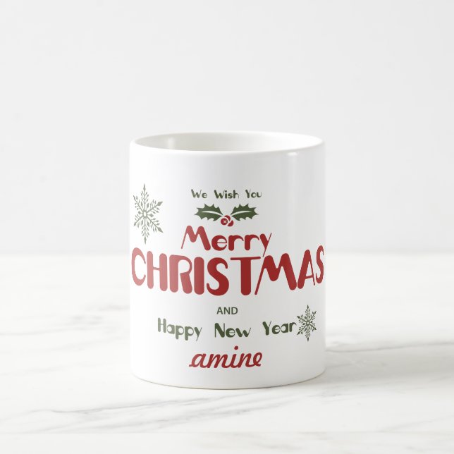 Crie sua própria caneca de Natal de Férias (Centro)