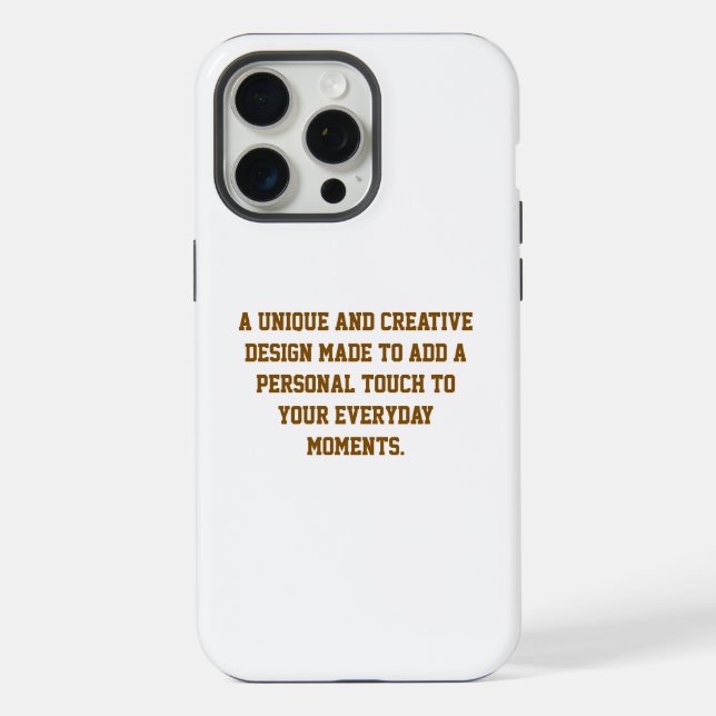 Crie Sua Própria Capa Rígida para iPhone 15 Pro Ma (Verso)