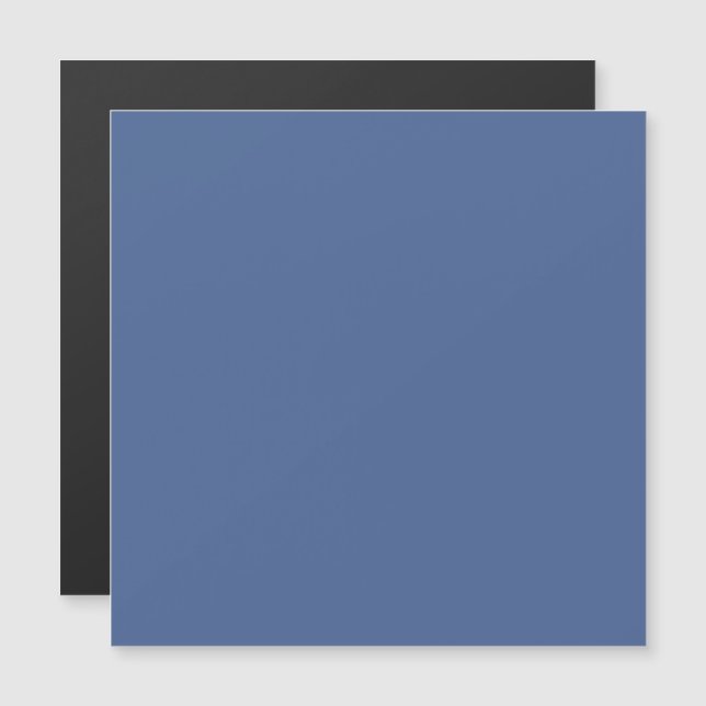 Crie sua própria cinza azul editável (Frente/Verso)