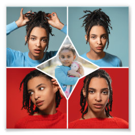 Crie Sua Própria Colagem de 5 Fotos