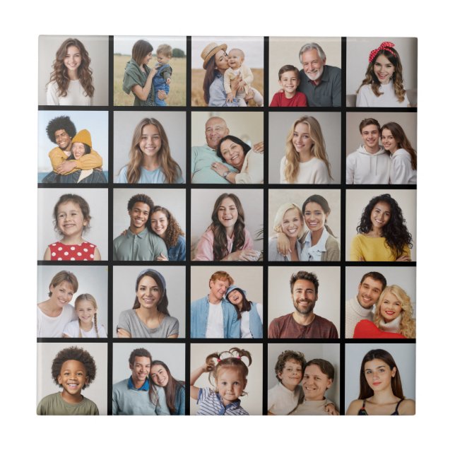 Crie Sua Própria Colagem De Fotos 25 (Frente)