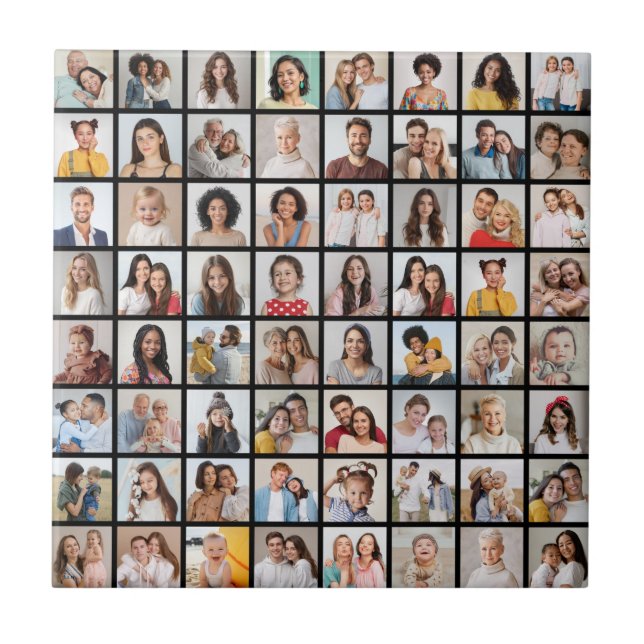 Crie Sua Própria Colagem De Fotos 64 (Frente)