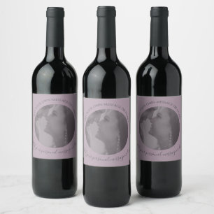Crie Sua Própria Etiqueta Roxo Do Vinho Fotográf