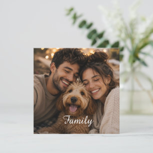 Crie sua própria família personalizada