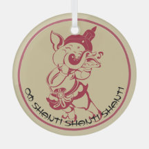 Crie Sua Própria Flauta Vermelha E Dourada Ganesh