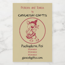 Crie Sua Própria Flauta Vermelha E Dourada Ganesh