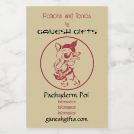 Crie Sua Própria Flauta Vermelha E Dourada Ganesh