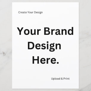 Crie sua própria folha de papel Design e Impressão