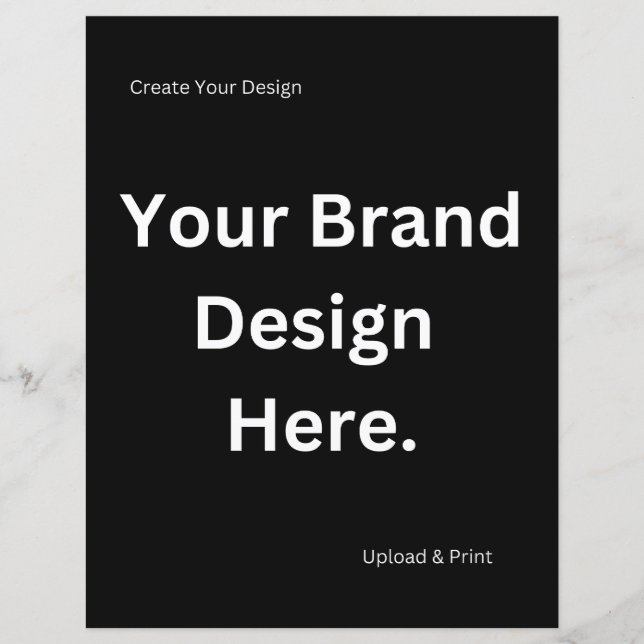 Crie sua própria folha de papel Design e Impressão (Frente)