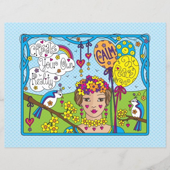 Crie sua própria folha de papel Reality_Flat 11"x8 (Frente)