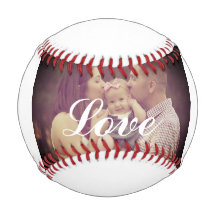 Crie sua própria foto, amor branco Baseball