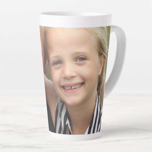 Crie sua própria foto na caneca (Ângulo direito)