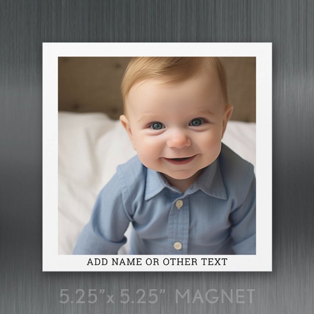 Crie sua própria galeria de fotos individuais ímã (photo magnet)
