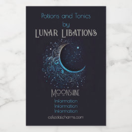 Crie sua própria lua azul e Dourada