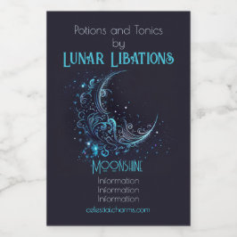 Crie sua própria lua azul e prateada mística