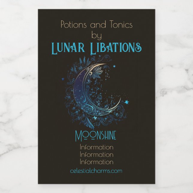 Crie sua própria lua mágica (Rótulo Único)