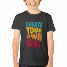 Crie sua própria magia - Tipografia motivacional