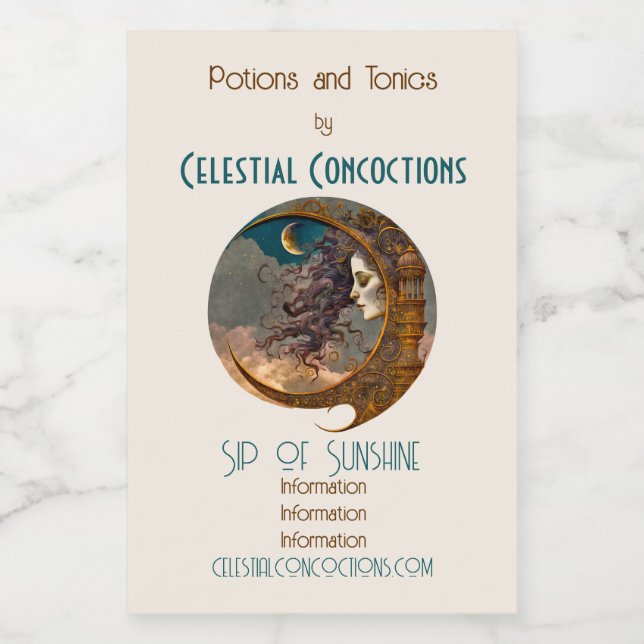 Crie sua própria moça vadia vadia da lua (Rótulo Único)