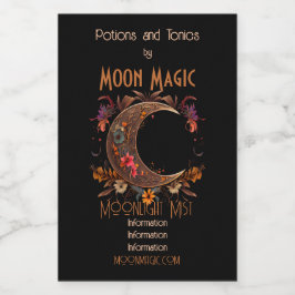 Crie sua própria Ouro Floral Boho Moon