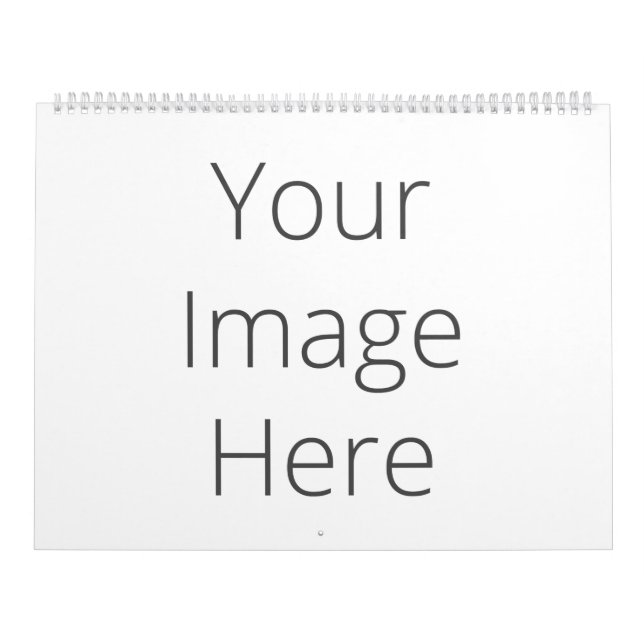 Crie Sua Própria Página, Calendário Branco Grande (Capa)