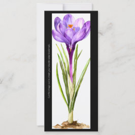 Crie Sua Própria Placa De Marcador Crocus Pintada