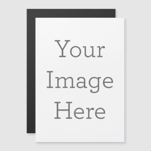 Crie sua própria placa e envelope magnético de 5"