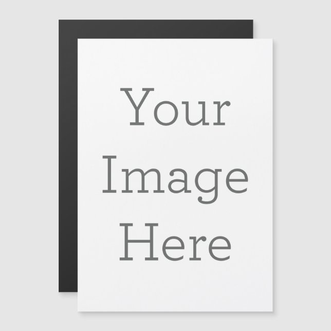 Cartão magnético 12,7 cm x 17,8 cm (Frente/Verso)