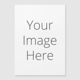 Crie sua própria placa magnética fina personalizad